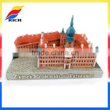 Wholesale tourist miniature building painted miniatures office souvenir