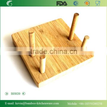 BH020 Bamboo cutting board holder portable board stander home knit tools home equipment