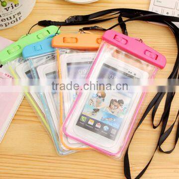 2015 Fluorescent Swimming Mobile Phone Pvc Waterproof Bag photo-2