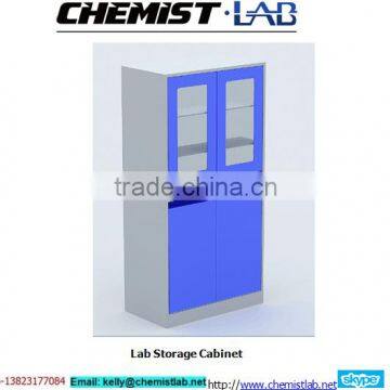 Laboratory Steel Glass Door 6-drawer Tall Storage Cabinet photo-2