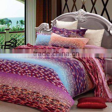 Hot sale new style 100% cotton bed sheet quilt bedding sets reactive printed floral design soft and comfortable