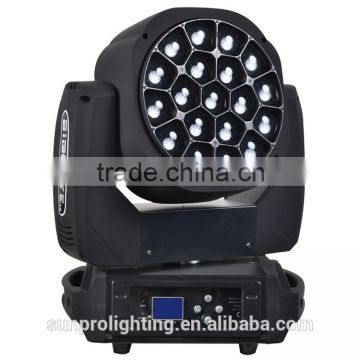 Best selling bee k20 big eye 19*15w wash moving head bee eye led beam wash