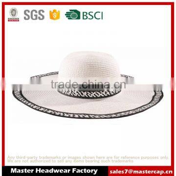 Big brim straw hat