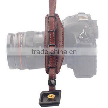 Factory Supply LYNCA Cowhide Leather Camera Wrist Strap With Quick-release Plate photo-2