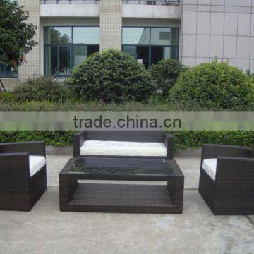 4Pcs Garden Sofa Furniture Rattan With Aluminium Frame photo-3