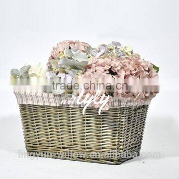 wholesale home decoration wicker basket for dirty laundry