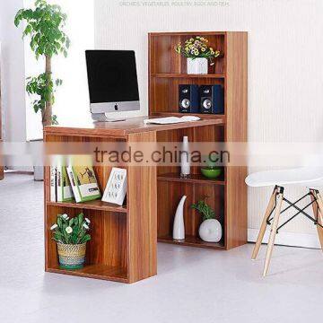 E1 Grade Modern Style Computer Table With Bookcase