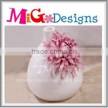 Custom Crafts Chinese Ceramic Wedding Gift Vase Decoration