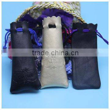 Newest Green Leather Pen Bag Made in China