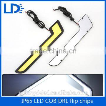 High quality waterproof 12v led drl slim led daytime running light cob