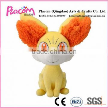 High-quality Cheap Cute Stuffed Fennekin Cuddly Anime Toy Soft Plush Pokemon Doll for Wholesale