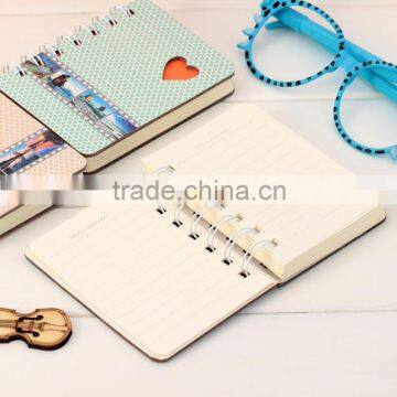 Die Cut Notebook, Notebook School Office Supplier , Wholesale Sprial Binding Paper Notebook