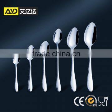 stainless steel salad spoon and spoon- fork