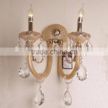 Crystal contracted modern wall lamp