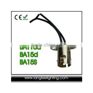 BA15d BAY15d BA15s LED Lampholder Brass Material