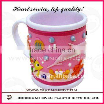 2011 fashion hot sell OEM soft pvc mug for giveaway gifts