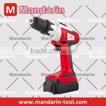 Electric POWER TOOL ELECTRIC drill type fashion design 18V Cordless drill with LED LIGHT