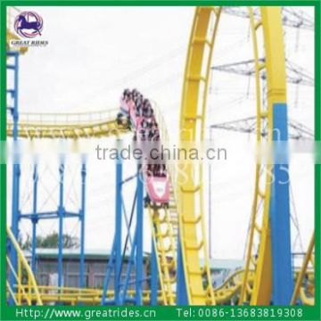 Hot sale Amusement park rides the 6 rings Roller Coaster for sale