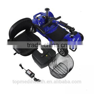 Four Wheel Lightweight Electric Bule Mobility Scooter photo-5