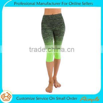 Womens Custom Nylon Compression Active Workout Fitness Sports Gym Wear Pants