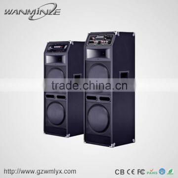 super bass 240W big power audio speaker professional music player multimedia wooden speaker made in china