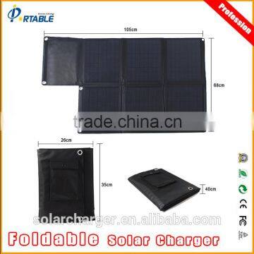 60W portable new energy car solar panel for travel/camping