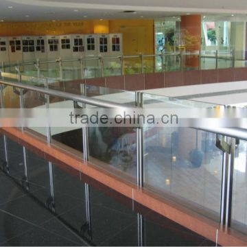 stainless steel baluster glass railing/stainless steel baluster glass railings/stainless steel baluster glass rail