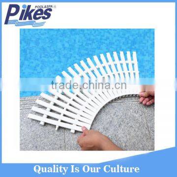 Non-slip easy to use ABS/ PVC swimming pool overflow gutter grating