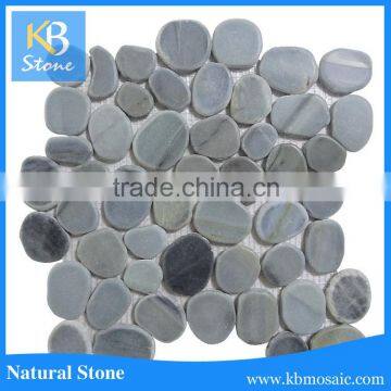 2016 KB STONE Grey pebble stone carpet mosaic tile