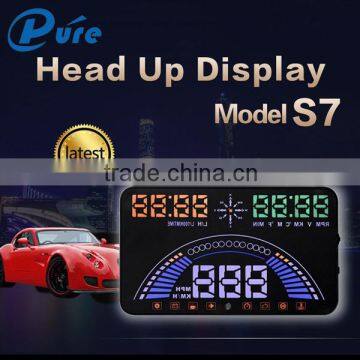 Wholesale Factory price GPS and OBD Head Up Display HUD for Car With Speed and Overspeed Display