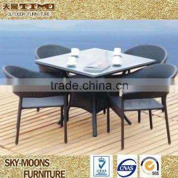 stackble dining sets, weaving furniture wicker dining furniture(TC019)