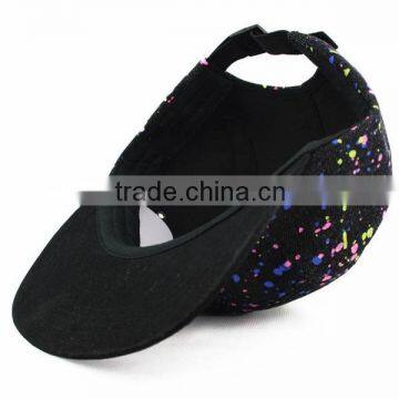 Galaxy 5 Panel Hat Printed , 5-Panel Hat Printed Pattern 5 Panel Strap Back Caps , Galaxy Space Black Leather Strap Hats photo-4