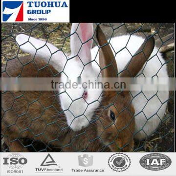 25M x 0.6M PVC Coated Green Mesh Galvanised Rabbit Chicken Wire Fence Fencing 25mm photo-2