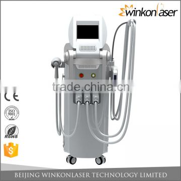 Powerful 3 handle skin rejuvenation and hair removal ipl shr skin rejuvenation machine