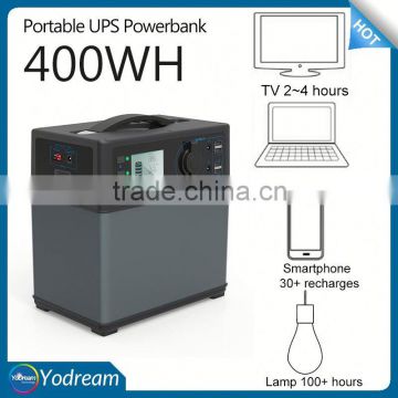 Portable UPS Large Capacity Lithium battery 400Wh power bank, online UPS backup PS5B UPS Power Supply