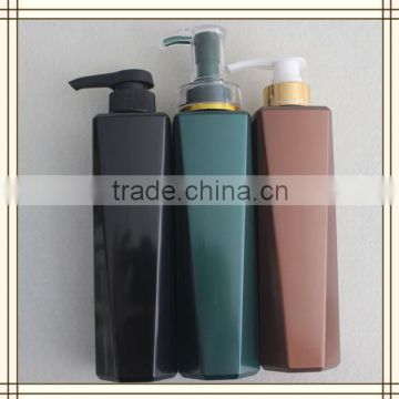 plastic PET 500ml Water Plastic lotion pump Bottle for shampoo and body wash