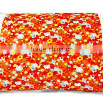 colored flowers pillow