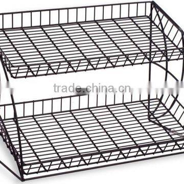 Wire Rack for Tabletop Use with 2 Tiers