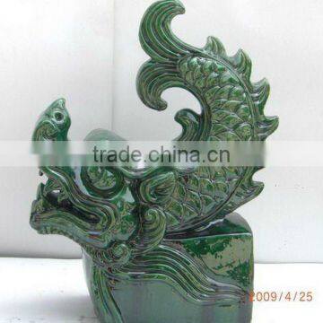 decoration temple amd garden /glazed molds make beautiful garden building