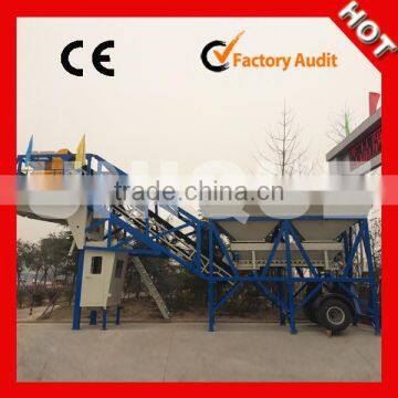 Hot 60m3/h Mobile Concrete Batching Plant UTM60