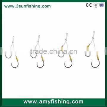 Strong strength fishing hook assist hook