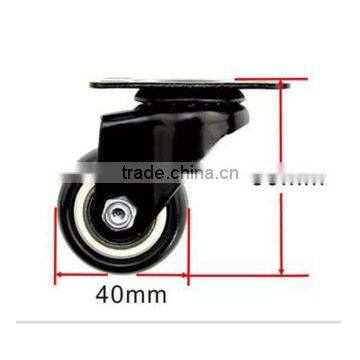 High quality rustic furniture PU caster wheels wholesale