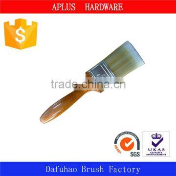 pianting tools low price synthetic fiber paint brush with wooden handle