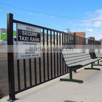 Hot-dipped Galvanized Steel Road Fence/ Pedestrian Fencing photo-3