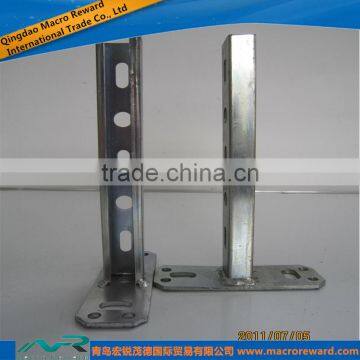 ASTM DIN EN GB Q235 304 316 Steel Strut Channel Brackets for Office