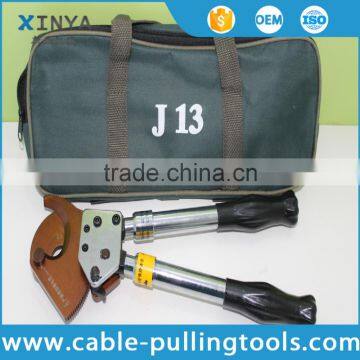 Light cutting tool J13 with manual operation ratchet cable cutter