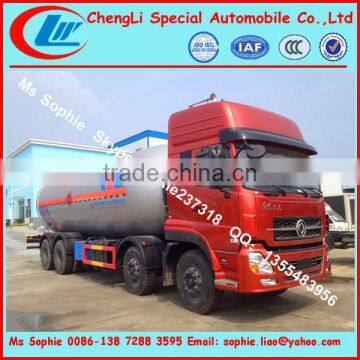 CLW 8X4 gas tank truck lpg tank truck Chengli original lpg truck