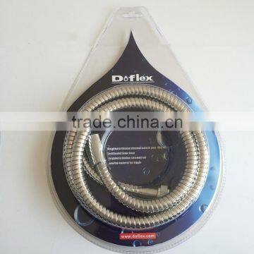 hot sale bottom price anti twist stainless steel flexible hose 1.5meter with double blister package