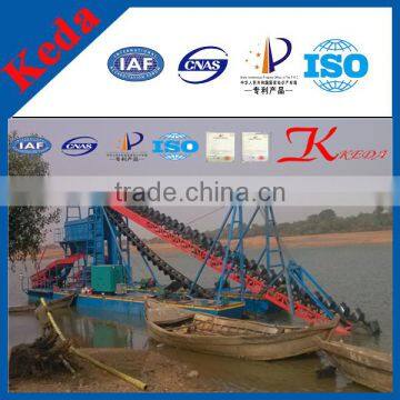 Gold dredger with Chain bucket