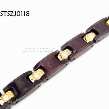 OEM & ODM Titanium Steel Jewelry / Titanium Magnetic Therapy Bracelet